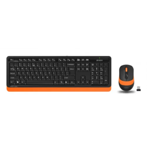 Клавиатура + мышь A4Tech Fstyler FG1010 клав:черный/оранжевый мышь:черный/оранжевый USB беспроводная Multimedia (FG1010 ORANGE) Клавиатура + мышь A4Tech Fstyler FG1010 клав:черный/оранжевый мышь:черный/оранжевый USB беспроводная Multimedia (FG1010 ORANGE)